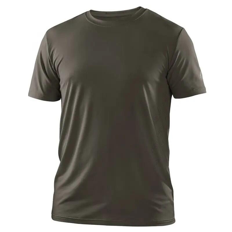 Tričko CXS MOVADO, funkční, krátký rukáv, pánské, khaki, vel. S b1/60 - CN-1710-018-518-92