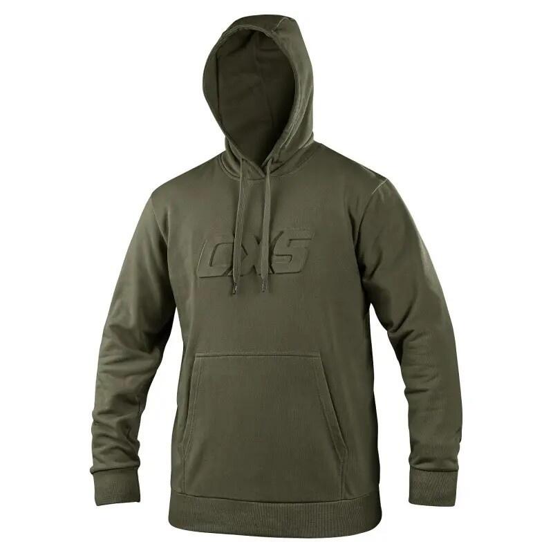 Mikina s kapucí CXS ALTON, khaki, vel. XL b1/20 - CN-1520-226-518-95
