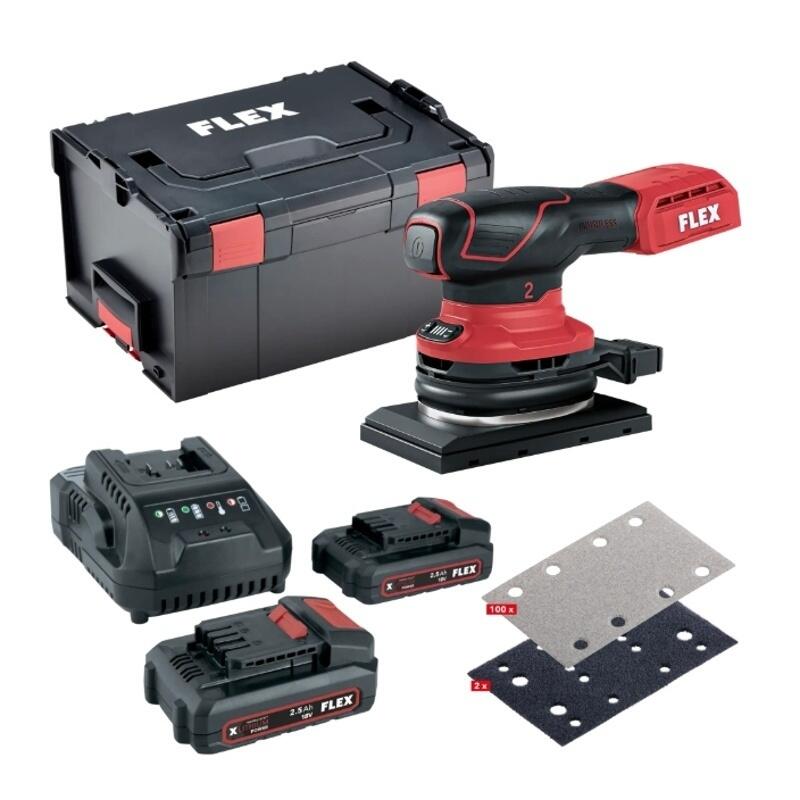 OSE 2-80 18-EC Aku vibrační bruska + P-Set 22 Q + sada brusiva - FX-535126