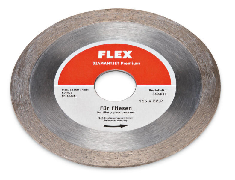 Diamantový řezný kotouč Diamantjet Premium,Ø115,dlaždice FLEX - FX-349011