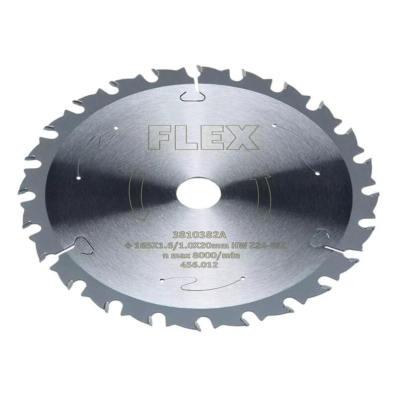 D165x1,6/1,0x20 HM Z=24 WZ Standartní pilový kotouč se střídavým ozubením - FX-456012