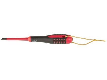 Izolované ERGO™ ploché šroubováky s kevlarovým poutkem. Připraveno pro práci ve výškách – 1,0 mm - BA-TAHBE-8050S
