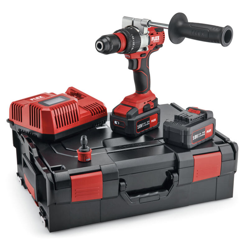 PD 2G 18.0-EC/5.0 Set Aku Vrtací šroubovák s příklepem FLEX - FX-504904