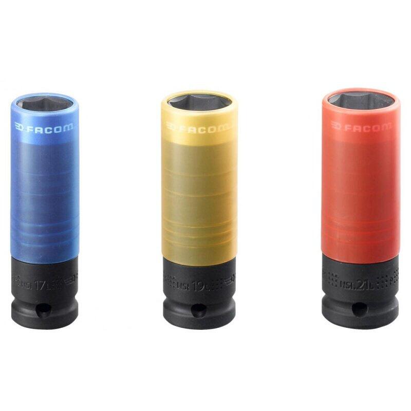 SADA RÁZOVÝCH HLAVIC PRO ALU KOLA 3-DÍLNÁ 17-19-21 MM - FC-NSI.3LPB