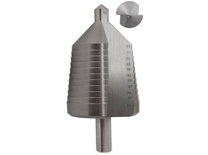 Vrták stupňovitý HSS 50-60mm/12st. (13)-50-51-52-53-54-55-56-57-58-59-60 stopka 13mm - VS56HSS