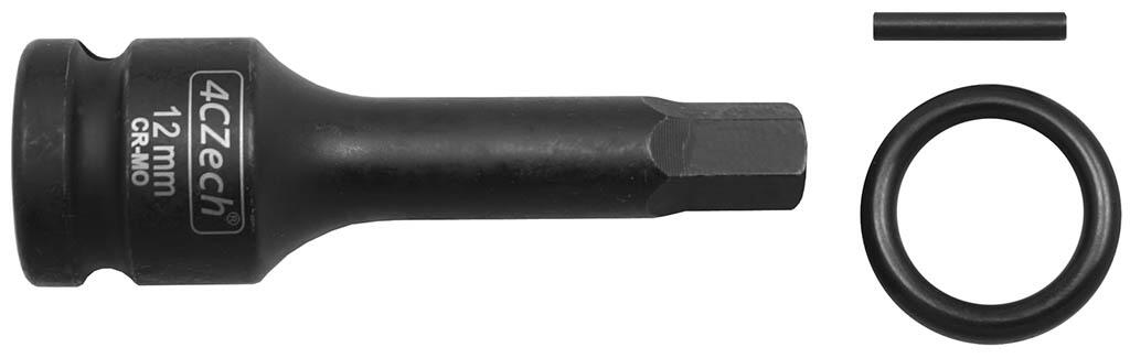3/4" Hlavice průmyslová zástrčná 6HR 23 mm (délka 61 mm)+trn,o-kroužek - 4CZ-P342-01-23