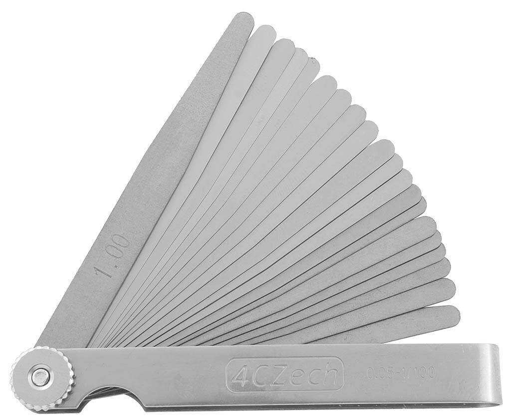 Měrka ventilová ČSN 25 1670 0.05-1mm 100 - 4CZ-1131