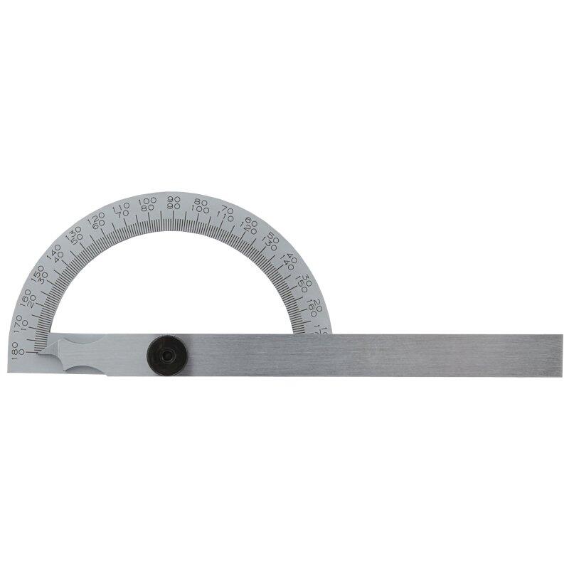 Úhloměr obloukový NEREZ 0-180°, 120x200 mm - 4CZ-1089-07-120