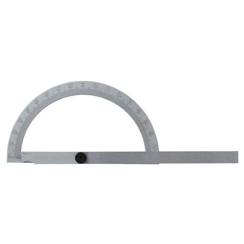 Úhloměr obloukový NEREZ 0-180°, 200x290 mm - 4CZ-1089-07-200