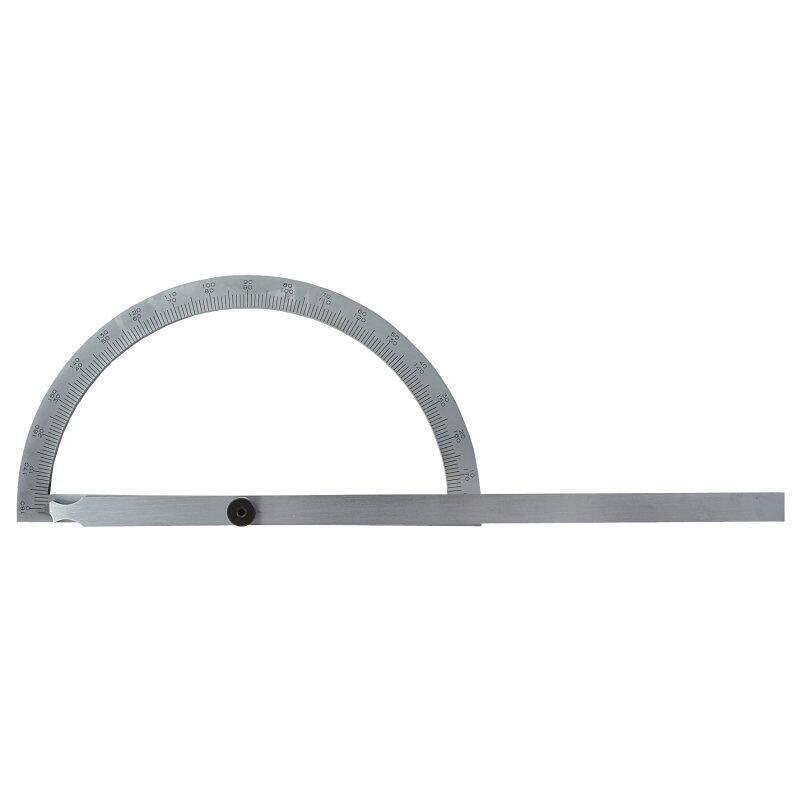 Úhloměr obloukový NEREZ 0-180°, 250x400 mm - 4CZ-1089-07-250