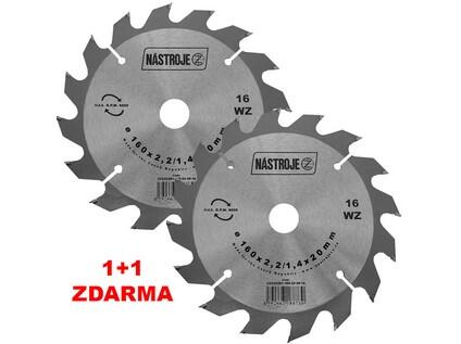 Pilový kotouč SK 160x2,2/1,4x20 5391 16 WZ !!! 2 kusy za cenu 1 kusu !!! - SET-CZ225391-160-22-20-16-I23