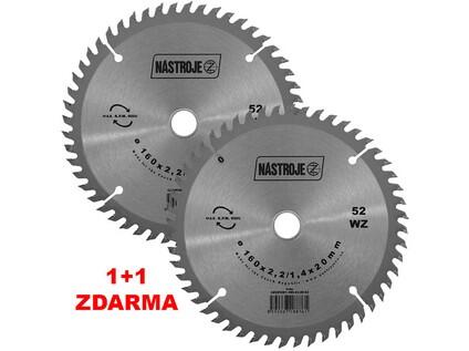 Pilový kotouč SK 160x2,2/1,4x20 5391 52 WZ !!! 2 kusy za cenu 1 kusu !!! - SET-CZ225391-160-22-20-52-I23