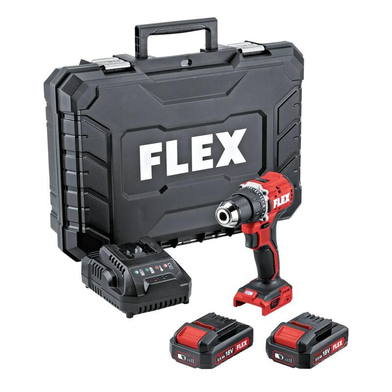 DD 2G 18.0 EC LD/2.5 Set Akumulátorový šroubovák v kufru - FX-519049