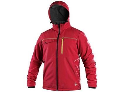 Bunda CXS STRETCH, pánská, softshell, červená, vel. S b1/10 - CN-1230-116-250-92