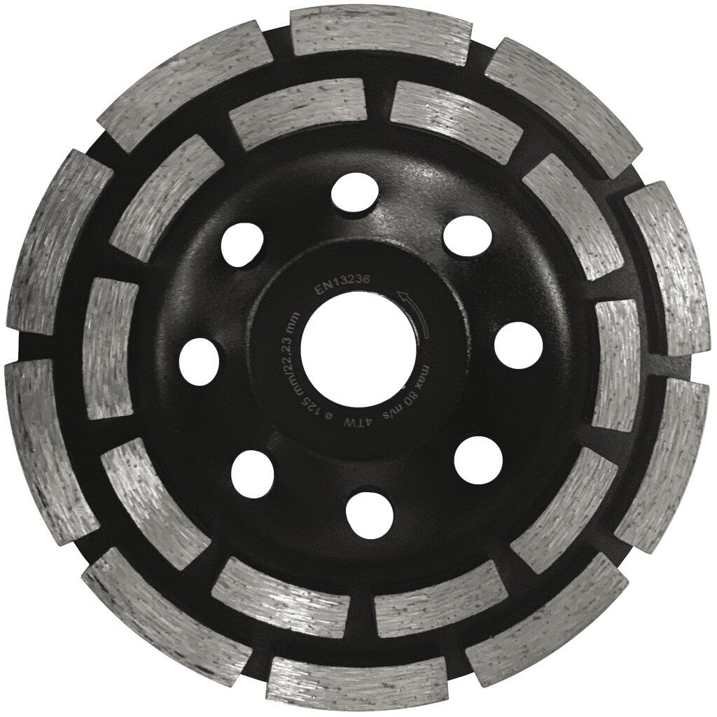 Kotouč brusný diamantový 125x22,2mm, pro broušení betonových povrchů a povrchů z přírodního kamene - IM-DKB-02-125