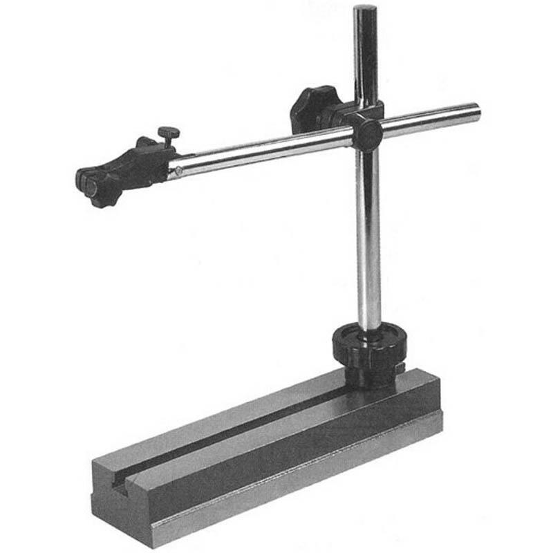 Stojánek univerzální traverzový T-základna, upínací pr.8mm, sloup pr.14x200mm, rameno pr.12x270mm, základna 225x57x40mm - SO906-219