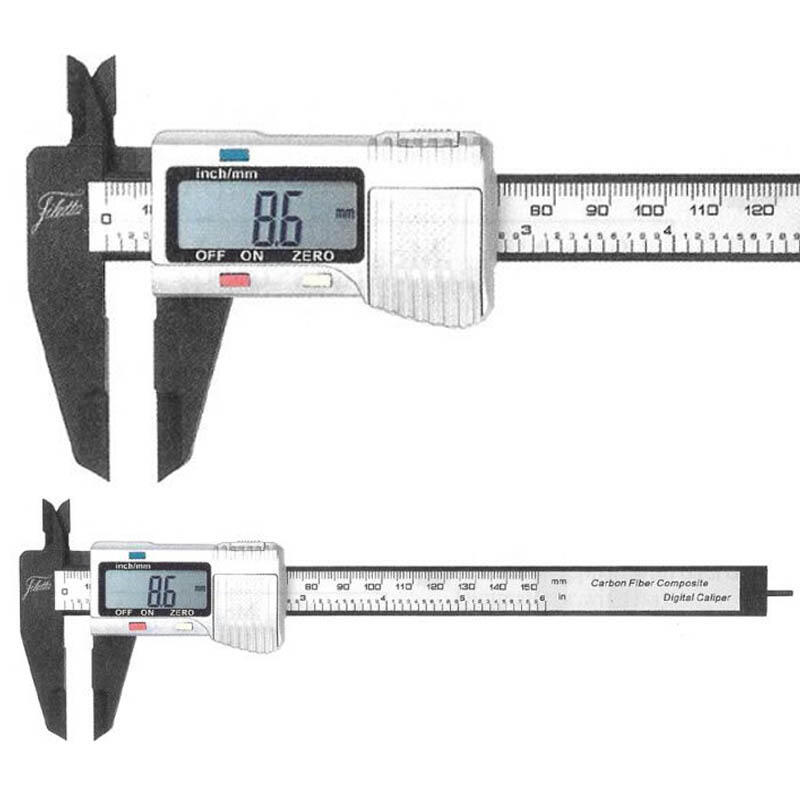 Měřítko posuvné digitální carbon fiber 0-300mm - SO909-689