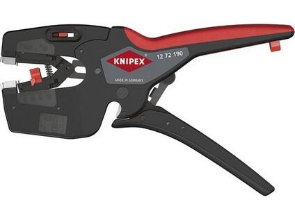 Multifunkční krimpovací nástroj pro elektrikáře Knipex 190mm 12 72 190 SB - KN12-72-190-SB