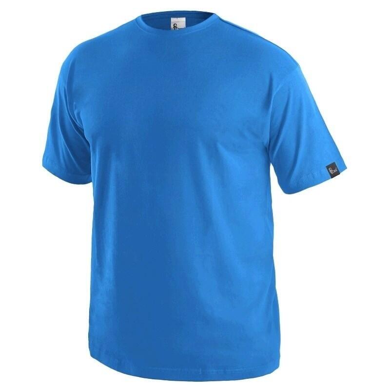 Tričko  DANIEL, krátký rukáv, azurově modré, vel. 3XL b1/20 - CN-1610-001-416-97