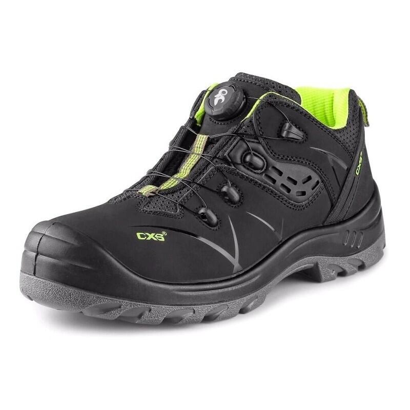 Obuv polobotka CXS Universe Cloud S3S, černo-zelená, vel.39 - novinka b1/10 - CN-2128-155-808-39