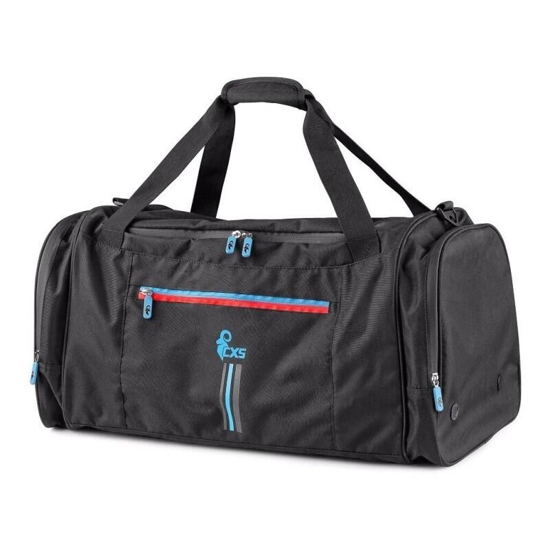 Taška CXS LEONIS, 60x30x30 cm, černá s modro/červenými doplňky - novinka b1/25 - CN-8110-111-800-00
