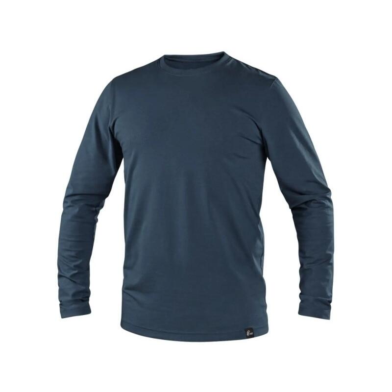 Tričko CXS SIMON, dlouhý rukáv, tmavě modré, vel. 2XL b1/60 - CN-1620-302-414-96