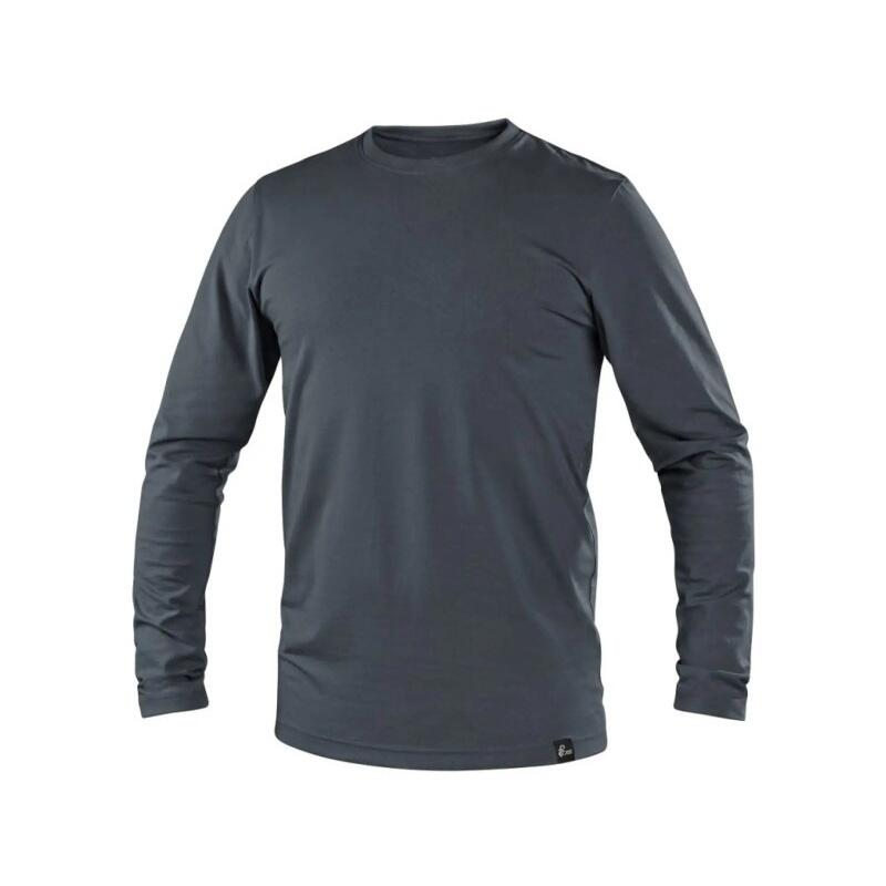 Tričko CXS SIMON, dlouhý rukáv, antracitové, vel. 3XL b1/60 - CN-1620-302-717-97