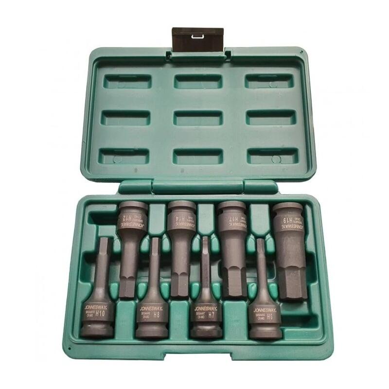 Sada hlavic 1/2" IMB průmysl, prodloužené, 78 mm 8-dílná - JW-S05A4308S