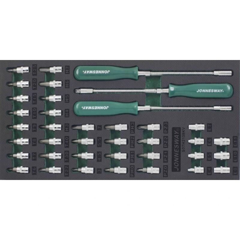 Modul EVA (1) - 38-dílná sada 1/4" zástrčných hlavic - JW-S07H2138KV