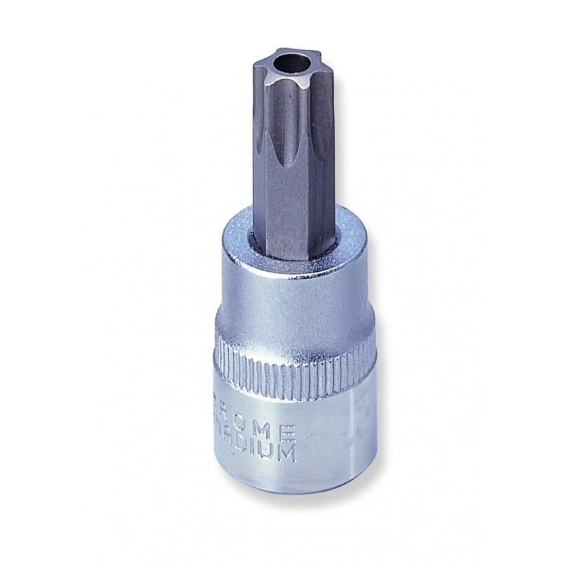 Hlavice 3/8" TRX 45 s otvorem - JW-S08H345