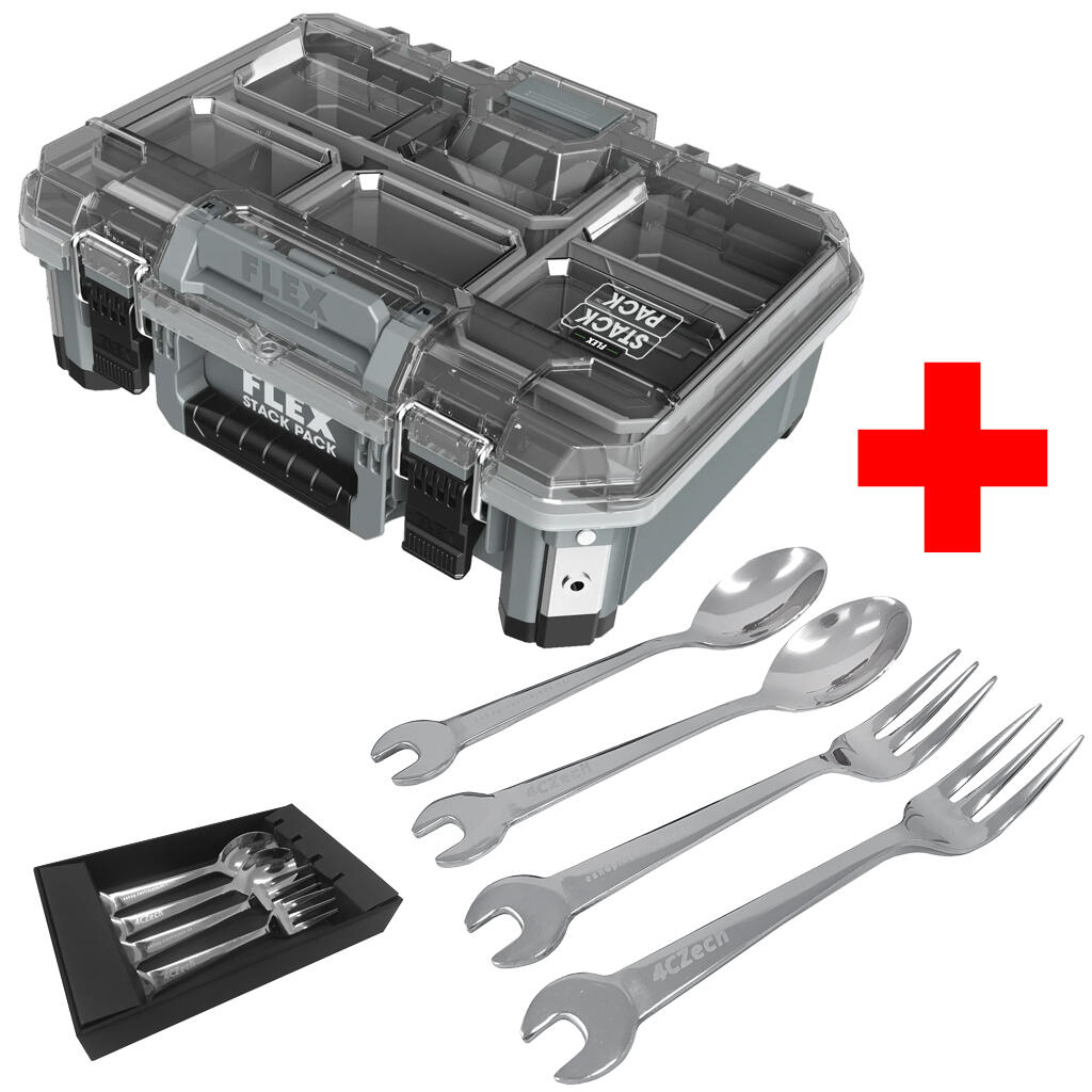TK-L SP SO Malý organizér STACK PACK + Nerezový příborový set 4ks - SET-FX-531468-E