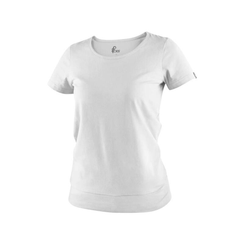 Tričko CXS EMILY, dámské, krátký rukáv, bílá, vel. 4XL b1/60 - CN-1610-384-100-98