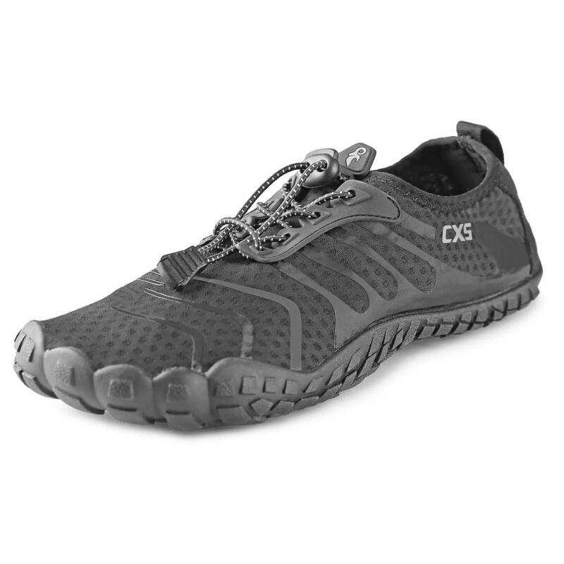 Obuv barefoot CXS SEAMAN, unisex, černo-šedá, vel. 46 b1/20 - CN-2250-022-810-46
