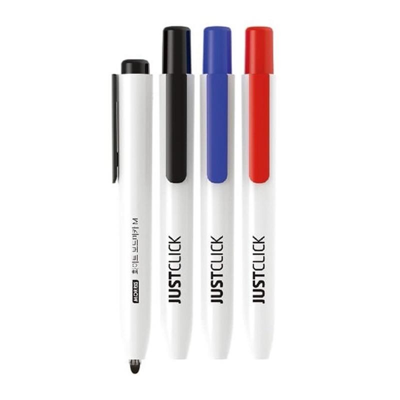 B0768-2:Značkovač na bílé tabule Fix Just Click Whiteboard Marker - sada 3 ks, černá, modrá, červená - PC-B0768-2
