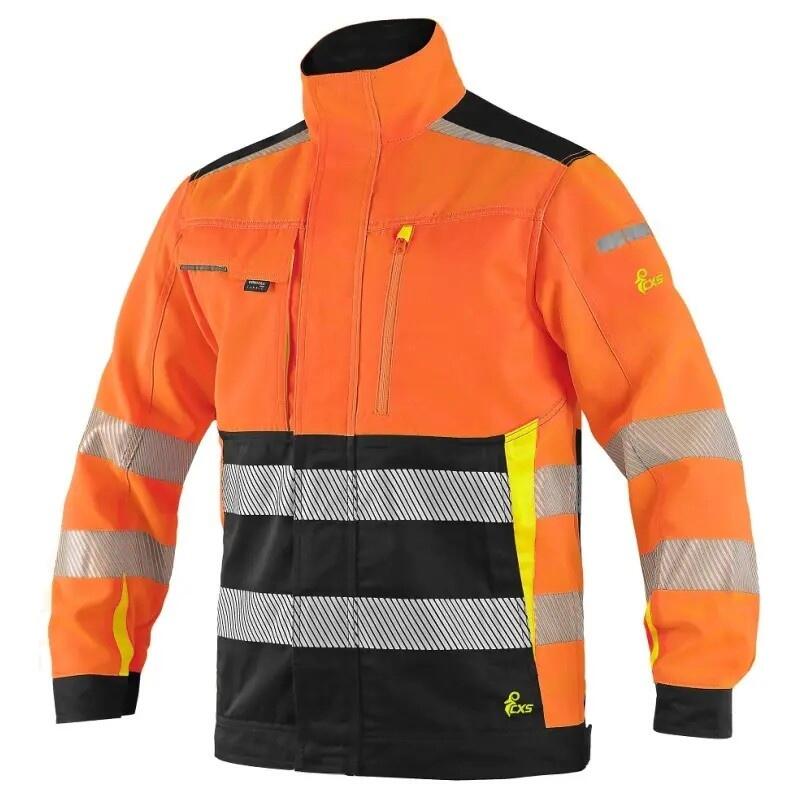 Blůza CXS BENSON výstražná, pánská, oranžovo-černá, vel. 68 - CN-1112-011-210-68
