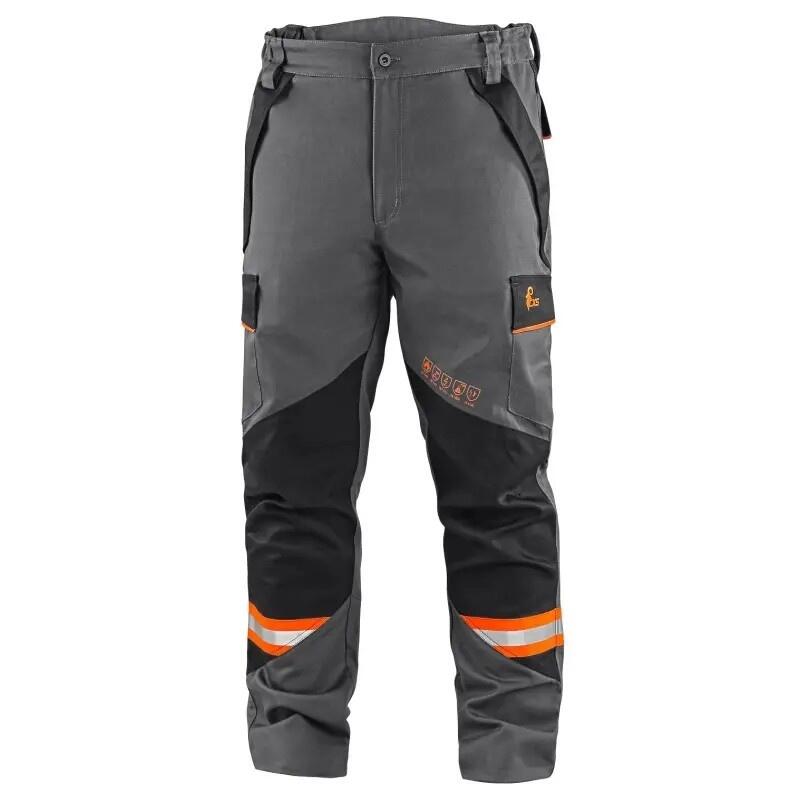 Kalhoty CXS WorkTech-Multi, multifunkční, pánské, šedo-černé, refl. pruh, vel. 60 - CN-1120-201-710-60