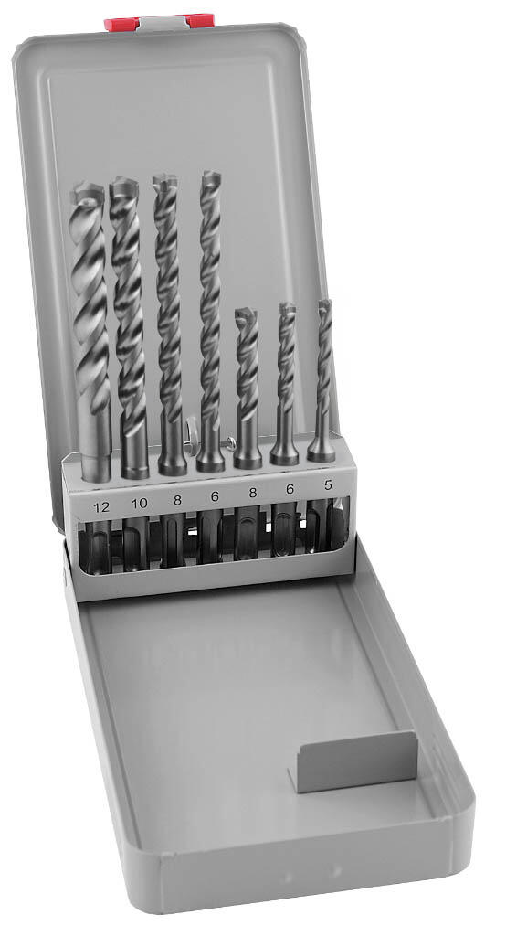 Sada vrtáků MIDL3 SDS-plus 7dílná 2b. 5,6,8x110/45 a 6,8,10,12x160/95 - MIDL3-SV-05