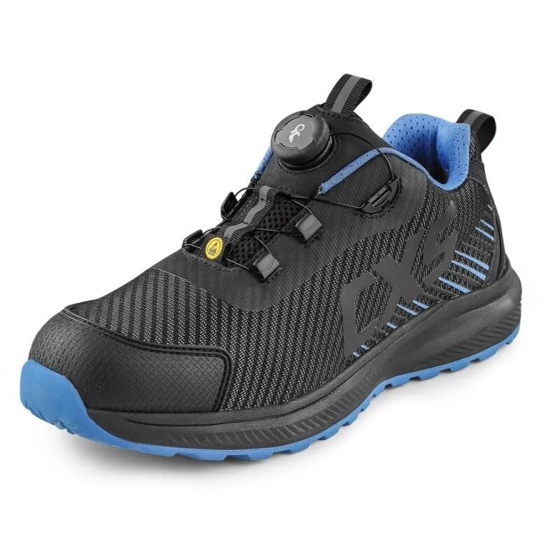 Obuv polobotka CXS ISLAND NEVIS O1, černo-modrá, vel. 39 - CN-2123-067-806-39