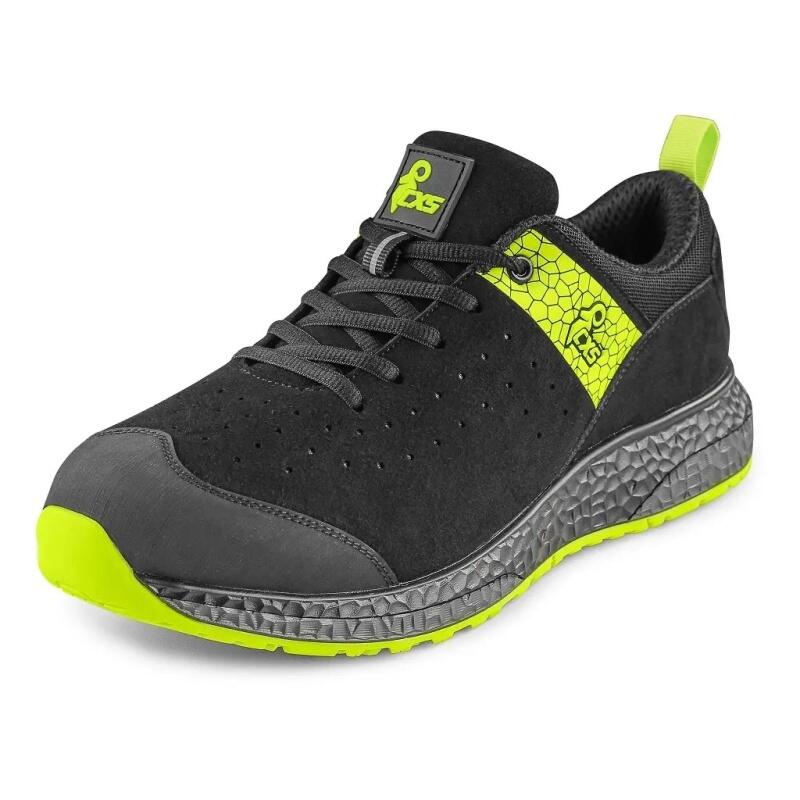 Obuv polobotka CXS FIBELINE DORSATA S3S, černo-zelená, vel. 37 - CN-2128-173-808-37