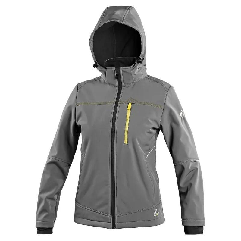 Bunda CXS STRETCH, dámská, softshell, šedá, vel. XL - CN-1230-151-700-95