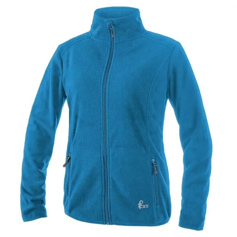 Mikina CXS GRANBY LADY, dámská, fleece, azurově modrá, vel. XS - CN-1510-051-416-91