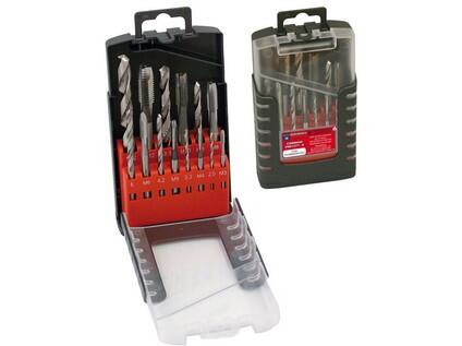 Sada strojních závitníků s vrtáky DIN338 D-4/M3-M12 HSSE ISO2(6H)š - BU104-004