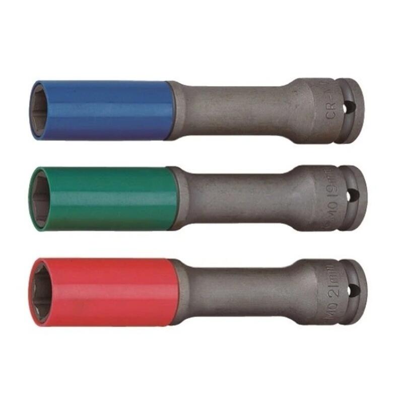 Hlavice 1/2" 17mm na elektrony průmyslová prodloužená - JW-S18AD4117
