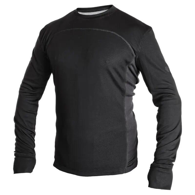 Tričko COOLDRY, funkční, dlouhý rukáv, pánské, černo-tmavě šedé, vel. XS b1/50 - CN-1720-018-822-91