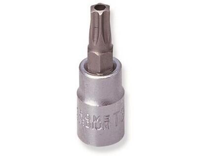 1/4" Hlavice TS 27 zástrčná s otvorem 5ti cípá - TN1036-27