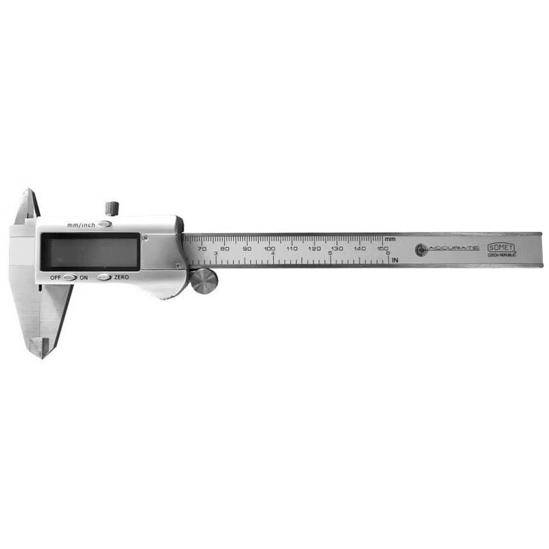 Měřítko posuvné digitální 150mm, 3 tlač. velký displej - SO137-311