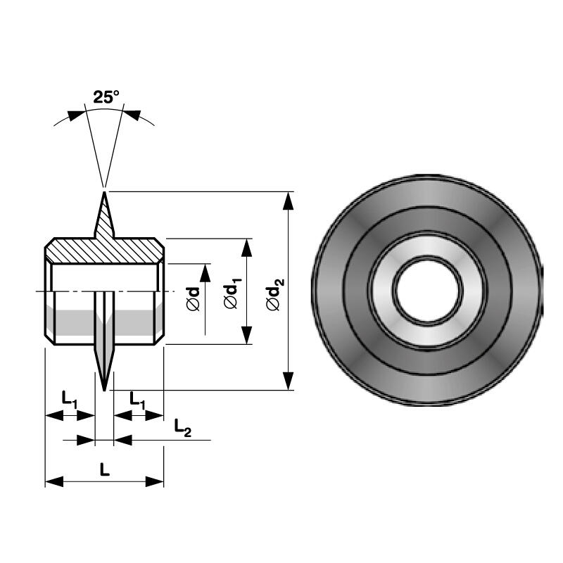 Odřezávací kolečko MCC3 Typ 5 - BU840-005