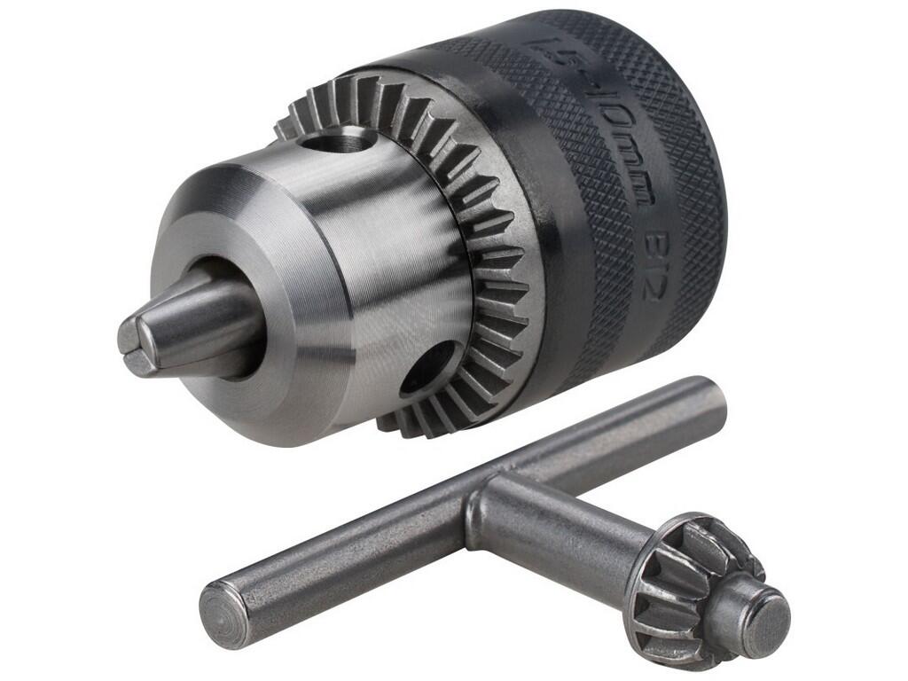 Zubové sklíčidlo s kličkou pr. 1-10 mm, upínací kužel B 12 - 65404515
