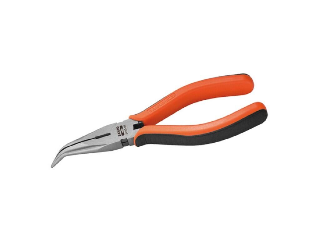 Klešte pro mechaniky se špičatými čelistmi zahnuté 210mm, dvoupl.ruk. 185g b1 - BA-2477 G-200