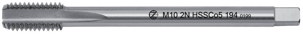 Závitník strojní M14x2 HSSCo5 2N přímá drážka PN8/1376(DIN376) - 194 - CZZ194-140